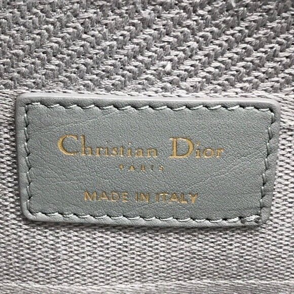 Christian Dior Lady D-Lite Handbag 2-way hand/shoulder bag, grey. - Picture 5 of 11